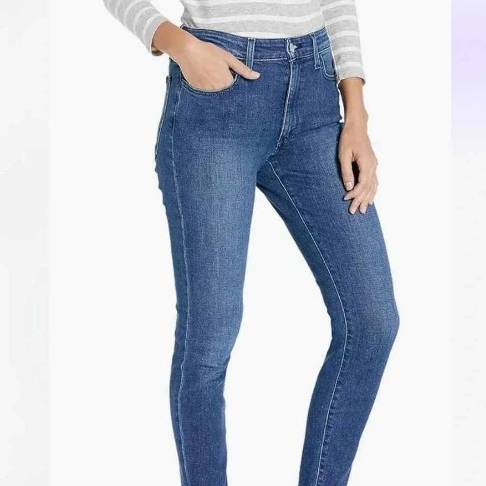 Joe’s Jeans Charlie High Rise Skinny Raw Hem Jeans Size 30